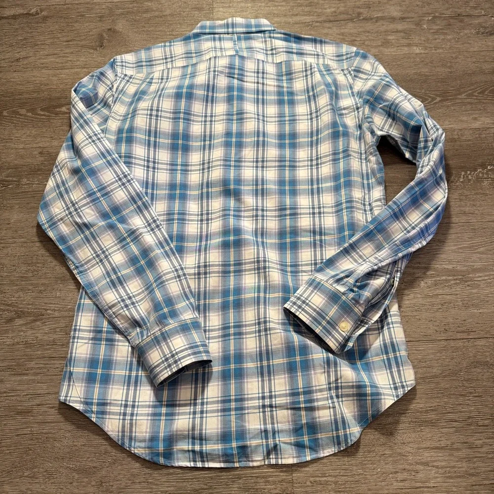 Banana Republic Shirt‎ Mens Small Blue 100% Cotton Preppy Classiccore Minimalist